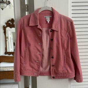 Lillie Rubin Pink Jean Jacket